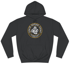 DEATH BEFORE DECAF PULLOVER HOOD