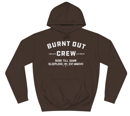 BURNT OUT PULLOVER HOOD