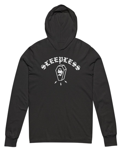 COFFIN CREW HOODED LONG SLEEVE TEE