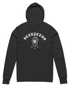 COFFIN CREW HOODED LONG SLEEVE TEE