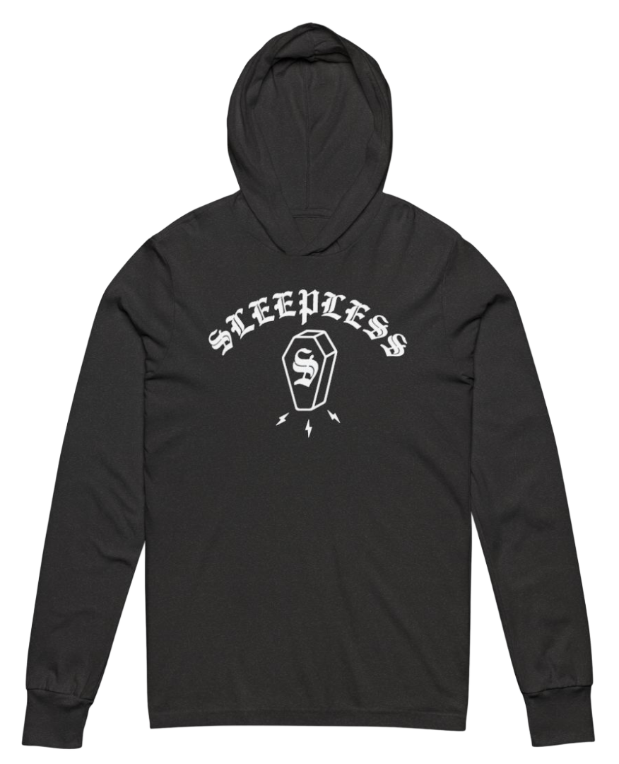 COFFIN CREW HOODED LONG SLEEVE TEE
