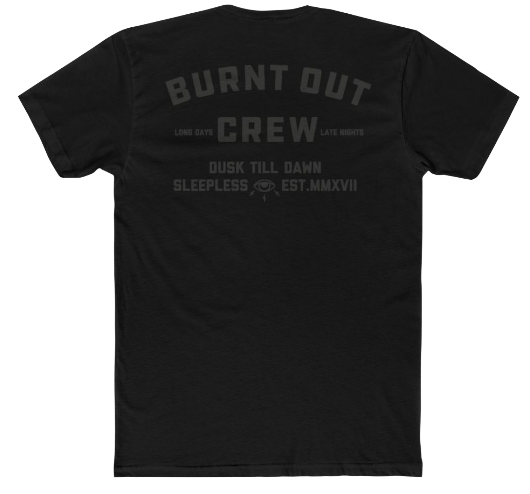 BLACKED OUT BURNT OUT TEE