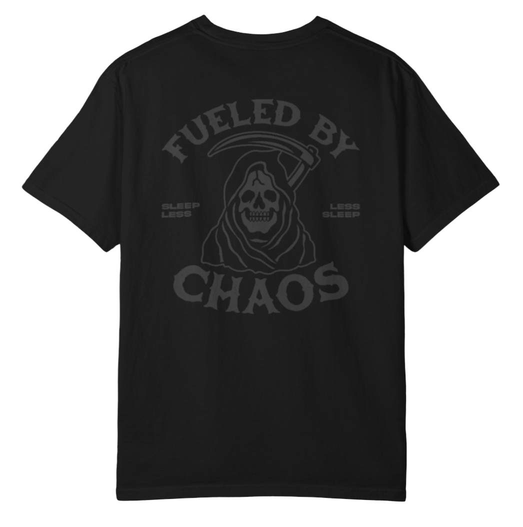 BLACKED OUT CHAOS TEE